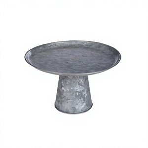 Support à gâteau galvanisé de qualité supérieure, design classique, forme ronde, pour servir desserts, gâteaux et en-cas, en vente - Product Image 1