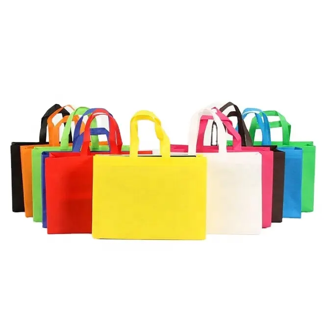 Eco Friendly Recyclable Nonwoven Spunbond Cloth Bag Non Woven Tote Bag Bolsas Reciclables Reusable Shopping Bag