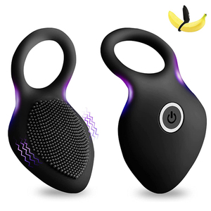 Anello Vibrante per Pene, Prodotti Maschili in Silicone con Forte Vibrazione per Ritardare l'Eiaculazione, Giocattolo Sessuale per Adulti - Product Image 2