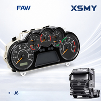 3801010-D824E FAWJ6P Meter Kombinasi Digital untuk Truk Tugas Berat, Panel Instrumen untuk Traktor, Pengukur Dashboard Truk Dump