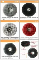 Nettoyeur et polisseur de tapis électrique industriel, machine de nettoyage pour canapés et sols en carrelage avec brosse de nettoyage électrique