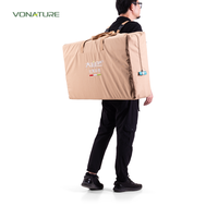 Matelas pliable Vonature Premium 4D POE ignifuge, respirant et lavable pour lit de dortoir moderne, personnel d'usine, étudiants, OEM, ODM