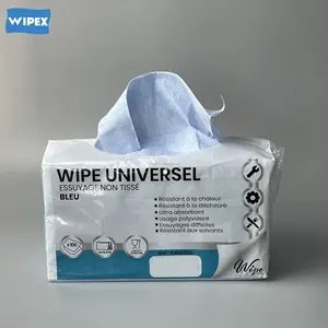 Chiffon de nettoyage industriel Interfold <span class=keywords><strong>Tork</strong></span> de remplacement Chiffons d'essuyage industriels 100pcs par paquet - Product Image 1