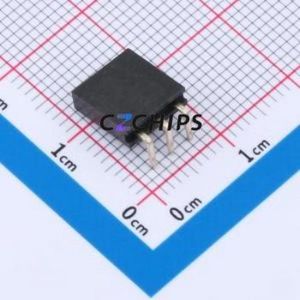 XDM254-1-03-W-8.5-G0 Pin Socket Bent Lead Through Hole,P=2.54mm Connector 1x3P 2.54mm Square Hole Right Angle Insert - Product Image 2