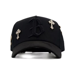 Gorra de Béisbol de Gamuza con Forro de Satén de 5 Piezas, con Logotipo Bordado en 3D Personalizado, Modelo 2026, Gran Venta, Tito Doble P Rosones - Product Image 2