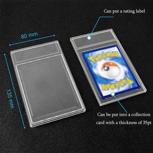 Estuches Rígidos de Acrílico para Tarjetas Coleccionables, Fundas Protectoras para Tarjetas Graduadas, Estuches de Plástico para Tarjetas Coleccionables - Product Image 3