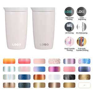 Tazas de Café Más Vendidas del Año, 350 ml, Acero Inoxidable, Doble Pared Aislada, con Tapa de Presión, Logotipo Personalizado, Antiderrames - Product Image 6