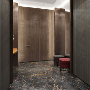 Fábrica Personalizada Baixo Preço De Alta Qualidade Quarto Escondida Porta De Sândalo Porta De Entrada De Madeira Porta De Madeira Maciça Painel De Madeira De Alumínio - Product Image 2