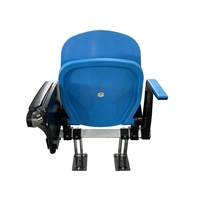 En gros auto à bascule en plastique pliante chaise de stade avec siège rembourré confortable et porte-gobelet