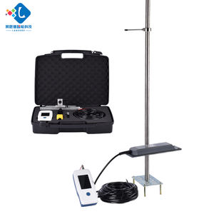 Doppler pengukur aliran saluran terbuka, pengukur kecepatan air tampilan Digital +/-1.5% akurasi OEM dapat disesuaikan, pemantauan aliran cairan ABS - Product Image 1