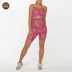 Abbigliamento da allenamento per maternità personalizzato <span class=keywords><strong>pantaloncini</strong></span> da bici per maternità in gravidanza a vita alta a copertura totale - Product Image 4