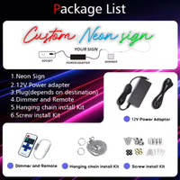 Letrero LED de Neón Personalizado con Forma de OVNI para Empresas, Hospitales, Dormitorios, Cuartos de Juegos Infantiles - Ecológico, Regulable, Personalizable en Tamaño y Color