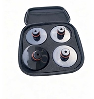 Kit de 4 patins de levage en caoutchouc pour Tesla Model 3/S/X avec étui de rangement noir