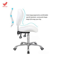 Fauteuil Relevable Moderne en Cuir Synthétique AntluPlus pour Usage Dentaire, Hôpital et Bureau