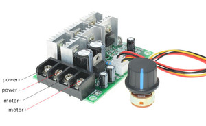 Taidacent 12V 36V 40A Chiết Chuyển Đổi Kỹ Thuật Số Điều Chế Độ Rộng Xung Khởi Động Mềm Nam Châm Vĩnh Cửu DC Động Cơ Điều Khiển Tốc Độ - Product Image 3