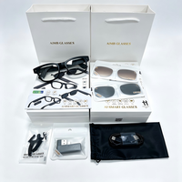 Nouvelles lunettes intelligentes G1Max AI avec caméra, enregistrement vidéo HD 8MP, traduction en temps réel et traduction vidéo/appels vidéo