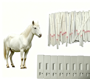 Kit Veterinario per Diagnosi In Vitro della Gravidanza Precoce Equina, Kit per Gestione dell'Allevamento di Cavalli/Griglie, Rilevamento della Gravidanza nel Sangue Intero - Product Image 4