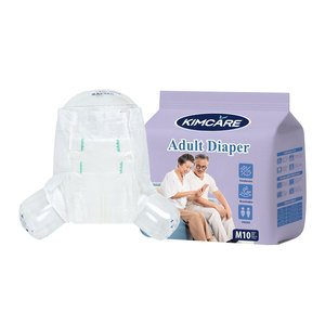 Couches jetables pour adultes <span class=keywords><strong>ultra</strong></span>-absorbantes, douces et respirantes, avec protection anti-fuites <span class=keywords><strong>ultra</strong></span>-épaisse, en pâte de cellulose, certifiées CE, tailles S/M/L/XL - Product Image 1