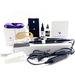 2024 Hottest Trend Factory supply V light hair extensions tool kit machine for thinning around the hairline