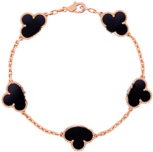 <span class=keywords><strong>Bracelet</strong></span> exquis à cinq brins, style luxueux de haute qualité, pour hommes et femmes, <span class=keywords><strong>bracelet</strong></span> trèfle à quatre feuilles, demander le catalogue <span class=keywords><strong>Van</strong></span> <span class=keywords><strong>Cleef</strong></span> - Product Image 4