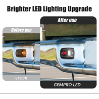Feux de plaque d'immatriculation LED de style X avec lentille fumée pour Toyota Tacoma 1995-2004 Pickup, double LED blanc et rouge, 00228-34938, 2 pièces