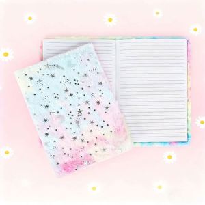 Promotional Hardcover Personalized Bulk Fur Notebook High Quality Eco Friendly Luxury Customized <b>Journal</b> for Children - Product Image 1