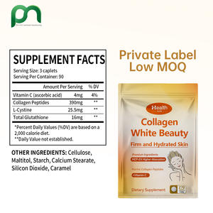 Cápsulas de Colágeno Hidrolizado Premium, Blanqueamiento de la Piel, Antienvejecimiento, Belleza, Antioxidante, Suplementos para la Salud, Belleza Femenina, 270 Unidades, 3 - Product Image 2