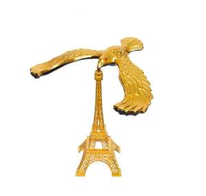 Decoración de <span class=keywords><strong>Águila</strong></span> de la Torre Eiffel de París, Adorno de Metal Antiguo Personalizado, Adorno de Animales de Peltre de Francia, Recuerdo de Viaje - Product Image 3