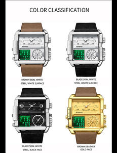 Reloj de Pulsera Digital LED Binbond B3332 3332 para Hombre, Diseño Moderno, Esfera Cuadrada Grande, Reloj Analógico de Cuarzo con Doble Pantalla - Product Image 6