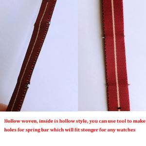 สายนาฬิกาไนลอนแบบปรับได้ One Piece รุ่นอัพเกรด ขนาด <span class=keywords><strong>18</strong></span> มม. 20 มม. 22 มม. ลายทวิลล์ สำหรับนาฬิกา Tudo - Product Image 2