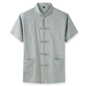 <span class=keywords><strong>เสื้อ</strong></span>เชิ้ตแขนสั้นผู้ชาย RNSHANGER ไซส์ใหญ่พิเศษ 8XL 9XL 10XL สไตล์จีน ชุดถังหลวมๆ สบายๆ แบบดั้งเดิม <span class=keywords><strong>เสื้อ</strong></span>กังฟูผู้<span class=keywords><strong>ชาย</strong></span> - Product Image 3