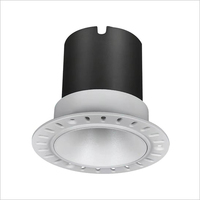 ETL CE SAA FCC Plafonnier Cantine Rondelle Murale Spectre Complet COB Puces CRI98 3CCT 7W 9W LED Trimless Downlight