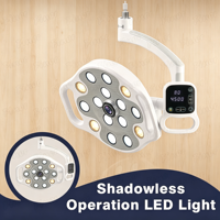Lampe LED pour unité dentaire, lumière de salle d'opération sans ombre avec caméra intégrée pour l'aménagement d'un cabinet dentaire