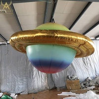 Suspendre des décorations Planètes gonflables Bâche en PVC Boule d'espace gonflable Meilleur prix Planète de décoration gonflable de haute qualité
