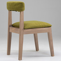 Chaise de salle à manger MULIGNA en bois massif empilable, style nordique simple et moderne, de haute qualité, écologique, pour la maison, l'hôtel, l'appartement, le restaurant