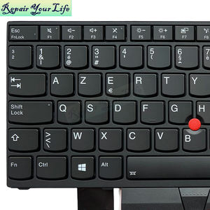 SW Swiss BE clavier d'ordinateur portable rétroéclairé belge pour Lenovo <span class=keywords><strong>Thinkpad</strong></span> T15p T15g P15v P15s <span class=keywords><strong>P17</strong></span> SN20W68043 clavier avec cadre noir - Product Image 3