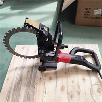 Tronçonneuse à Béton Portable de 400 mm avec Nouvelle Scie Murale Anneau pour Pompier et Démolition Moteur Puissant