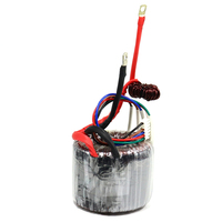 Transformateur toroïdal monophasé OEM 100W-5000W avec sortie 12V/24V Amplificateur audio UPS 500VA Compatible avec entrée 220V 240V