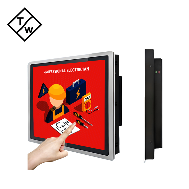 15 Inch 4:3 Capacitive Black Touch Monitor with USB Input Resolution 1280x1024 New Industrial VGA HD