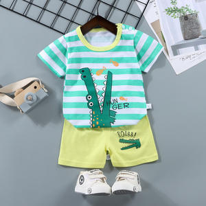Mode vente en gros ensemble de pantalons deux pièces ensembles de vêtements pour enfants t-shirts d'été pour bébés et ensembles de vêtements pour bébés - Product Image 3