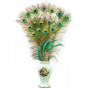 25-100CM Chất Lượng Cao Full Eye Nhân Tạo Ấn Độ Lông Công Lớn Để Bán - Product Image 2