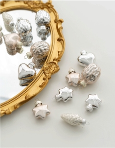 Ensemble de boules de Noël en verre de luxe, boîte cadeau, ornements, boules de Noël pastel, kit de décoration d'arbre de Noël, kit de décoration de Noël - Product Image 6