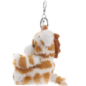 A004 mềm dễ thương đồ chơi sang trọng cổ điển con hươu cao cổ nhồi bông động vật mềm <span class=keywords><strong>Keychain</strong></span> trẻ em túi ví Ba lô túi xách thú nhồi bông <span class=keywords><strong>Keychain</strong></span> - Product Image 3