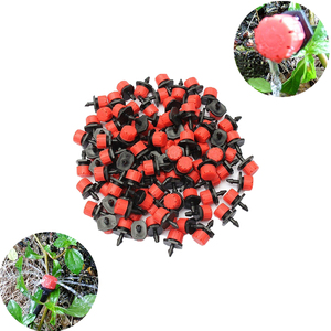 Goutteur à compensation de pression Little Red Riding à 8 trous réglables avec entraînement à engrenages 360°, type Little Red Cap - Product Image 1