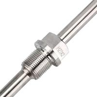 Sensor Suhu PT100 100C 200C 500C Transduser 4-20mA 0-10V 0-5V M20*1.5 30mm 50mm OEM/ODM Baja Tahan Karat IP65