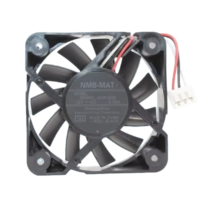 BSSY)NMB Original 2006ML-04W-S29 5015 Silent 12V 0.08A Ball Bearing Cast Iron Wall-Mounted  Large Screen Cooling Fan ODM
