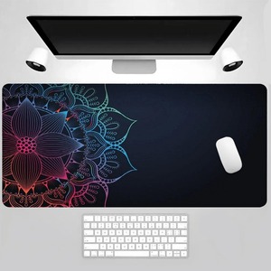 Vibrant Gradient Mandala Design Stylish Cool PC Gaming Mouse Pads Gamer Mats Teclado Pad Mat <strong>Laptop</strong> Office Carpet 900X400 - Product Image 4