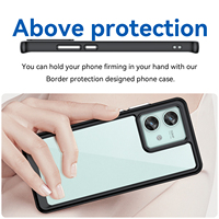 Coque dure acrylique série colorée de mode pour coque de téléphone multicolore Moto Edge 40 pour Moto Edge 40 Neo