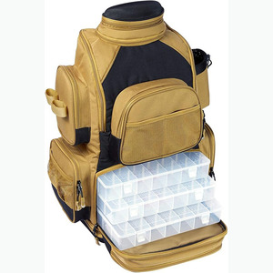 Échantillon Gratuit - Sac à Dos de Pêche en Polyester de Qualité Supérieure 20L-30L avec Porte-Canne et Porte-Boissons - Sac de Rangement pour Équipement de Pêche - Product Image 3