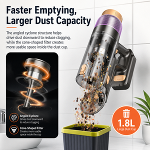 20000Pa Cordless Handheld <b>Vacuum</b> Cleaner Brushless Motor HEPA Filter <b>Portable</b> Stick <b>Vacuum</b> Household Floor Carpet <b>Vacuum</b> Cleaner - Product Image 3